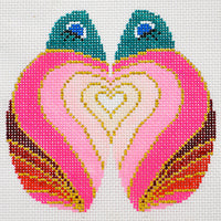 Pink and Red Hearts Petite Love Bug