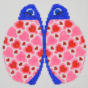 Pink and Red Hearts Petite Love Bug