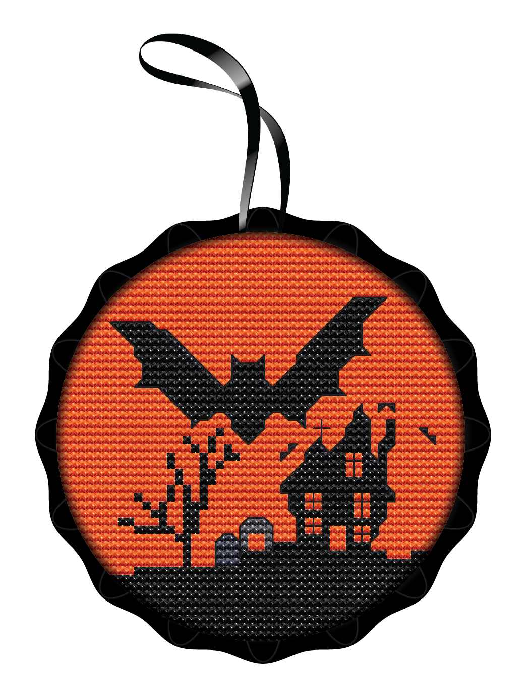 Bat Spooky Ornament