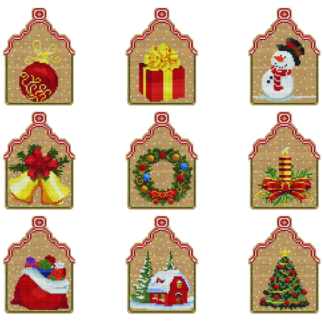 9 Christmas Ornaments Kit