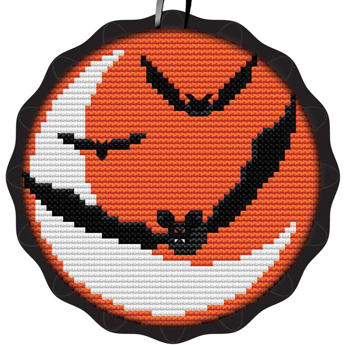 Batty Moon Spooky Ornament