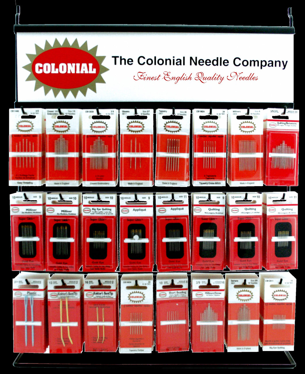 Colonial Needle Display Rack