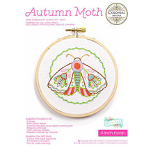 Autumn Moth Embroidery Kit