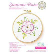 Summer Rose Embroidery Kit