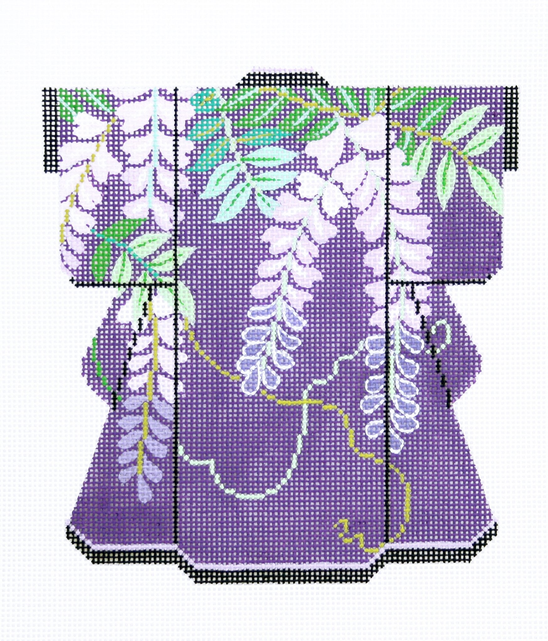 Purple Vines Kimono