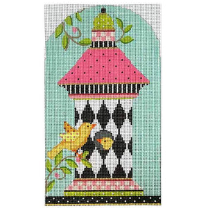 Happy Harlequin Birdhouse