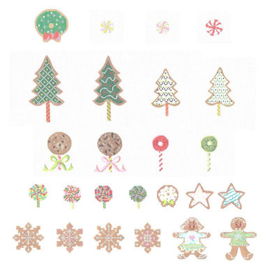 Set of All 25 Advent Ornaments