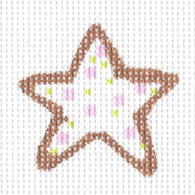 Pink Sprinkle Star Cookie