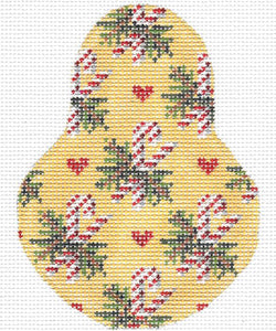 Candy Canes on Golden Bosc Stitch Guide