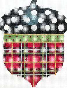 Christmas Plaid Acorn