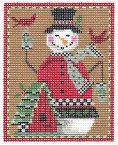 Snowman & Bird Chalet Stitch Guide