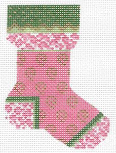 Pink Leopard Sock