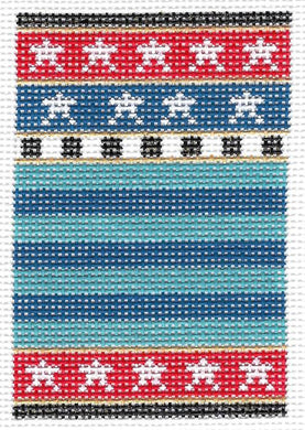 Blue Stripes Stitch Guide