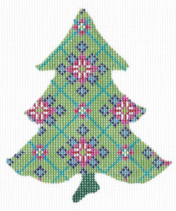 Scandanavian Snowflake Tree Stitch Guide