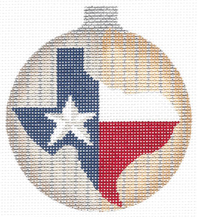 State O' Texas Ball Ornament