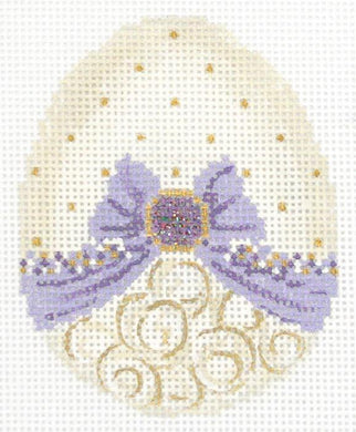 Vanilla & Lavender Ribbon Egg Embellishment Kit