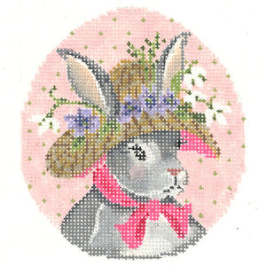 Miss Snowdrop Violet Bunny Egg