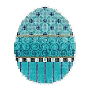 Turquoise Ribbon Egg