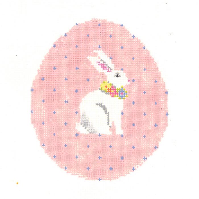Pink Pin-Dot Bunny Egg