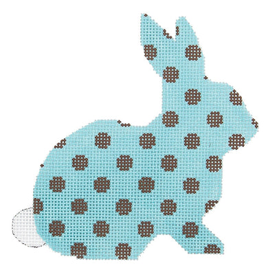 Aqua with Chocolate Drops Bunny