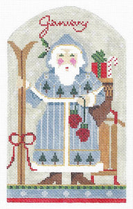 January Santa Stitch Guide