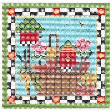 June Gardening Basket Stitch Guide