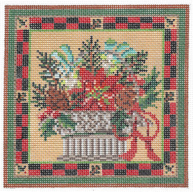 Winter Greens Basket Embellishment Kit