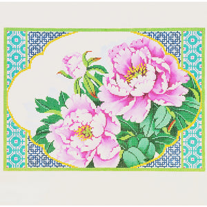Framed Peonies