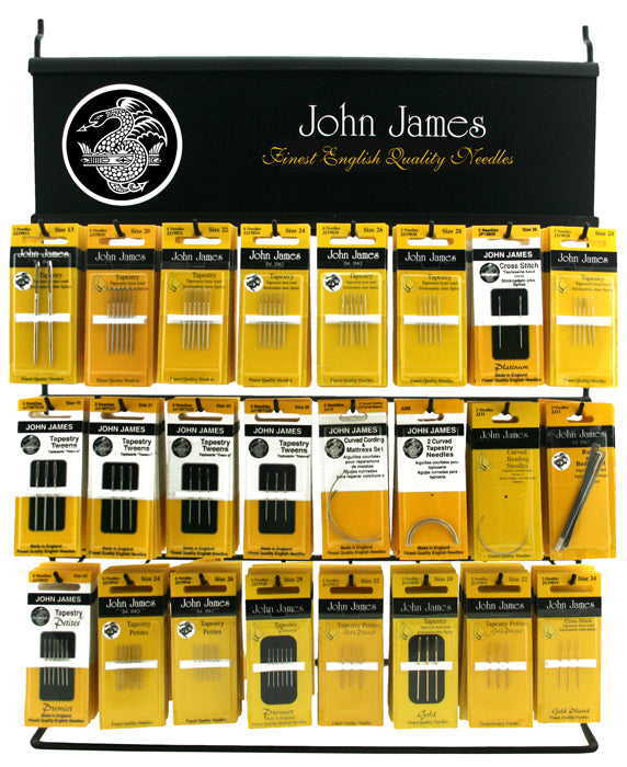 Colonial Needle (COM17) John James Platinum Tapestry Hand Needles, Size 22  2/Pkg
