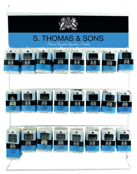 S. THOMAS & SONS SIZE 3 CREWEL HAND NEEDLES - 12/PACK - Mitsy Kit