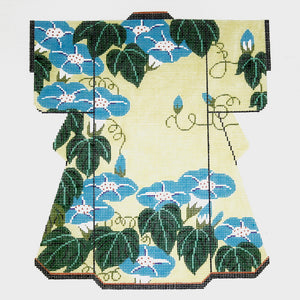 Blue Flower Large Kimono