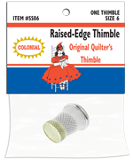 raised edge thimble