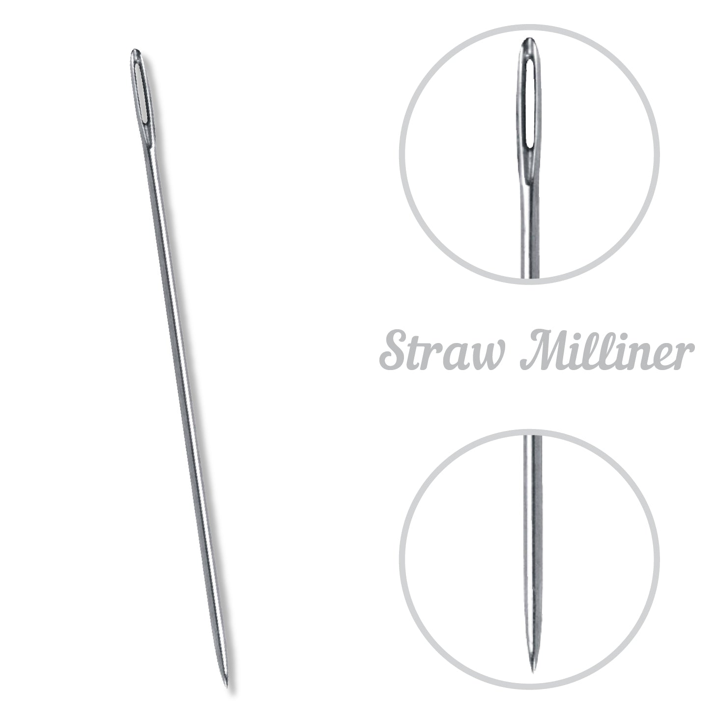 Large Eye Sewing Needles Betweens - Milliners (Size 9)/Richard Hemming & Son