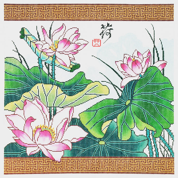 Lotus with Border
