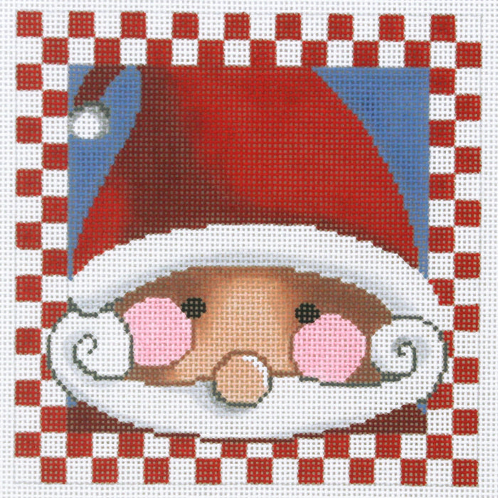 Santa with Rosy Cheeks - Checkers