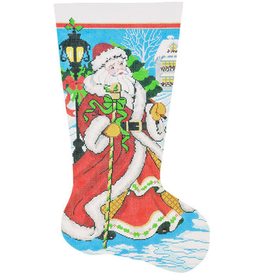 Old World Santa Stocking