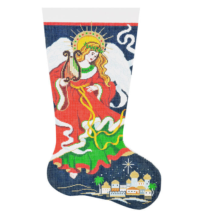 Christmas Angel Stocking